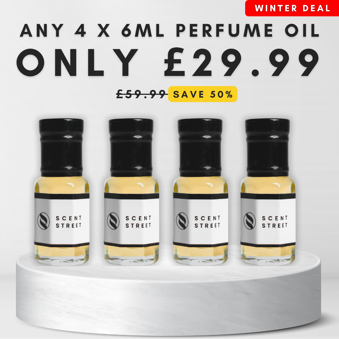 4 x 6ml Perfume Oils